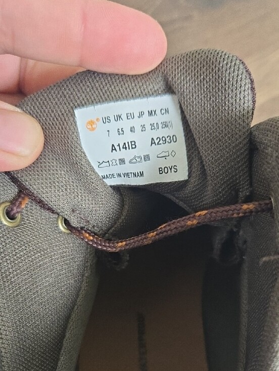 Timberland Brown and Tan Leather Waterproof Trail Boots